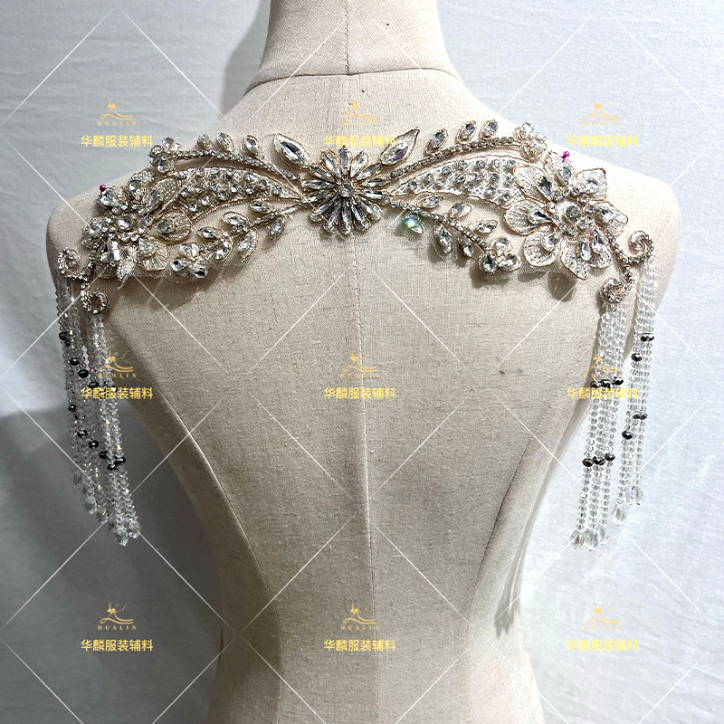 Hand Beaded Fringe Trim with P - Beaded Trim Fringe avis et prix