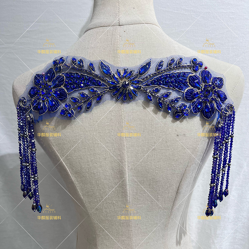 Hand Beaded Fringe Trim with P - Beaded Trim Fringe avis et prix