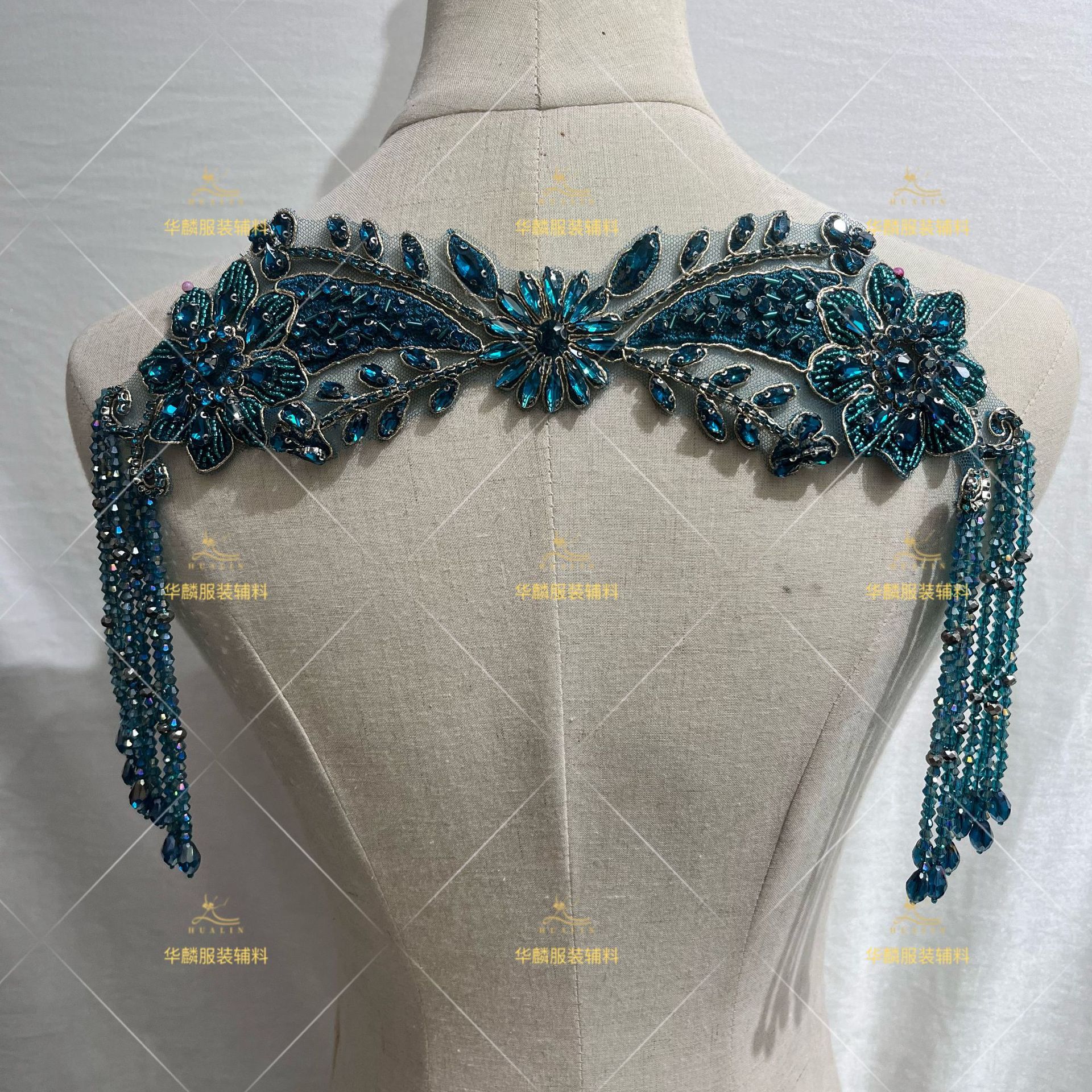 Hand Beaded Fringe Trim with P - Beaded Trim Fringe avis et prix