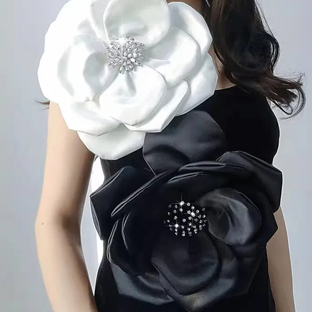 NEW 29cm 3D Big Flower Lace Pa - Applique Patch Flower avis et prix