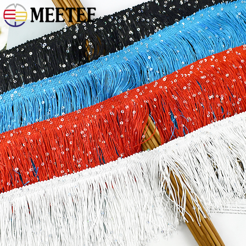 2/4/8M 10cm Colorful Sequin Ta - Fringe Ribbon Sewing avis et prix