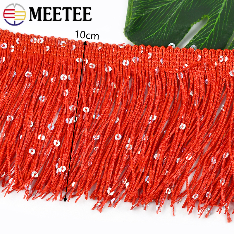 2/4/8M 10cm Colorful Sequin Ta - Fringe Ribbon Sewing avis et prix