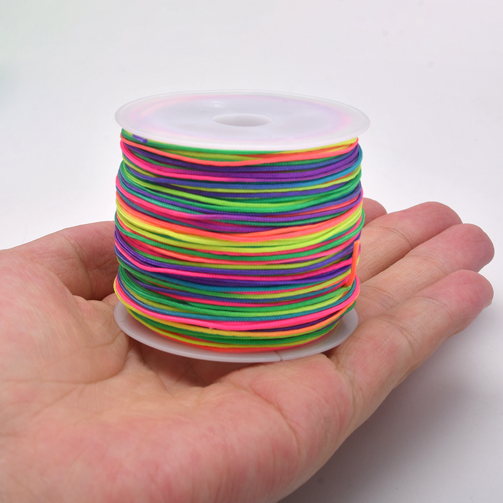 50Yds 0.8mm Crafts Nylon Cord  - Beaded Trim Fringe avis et prix