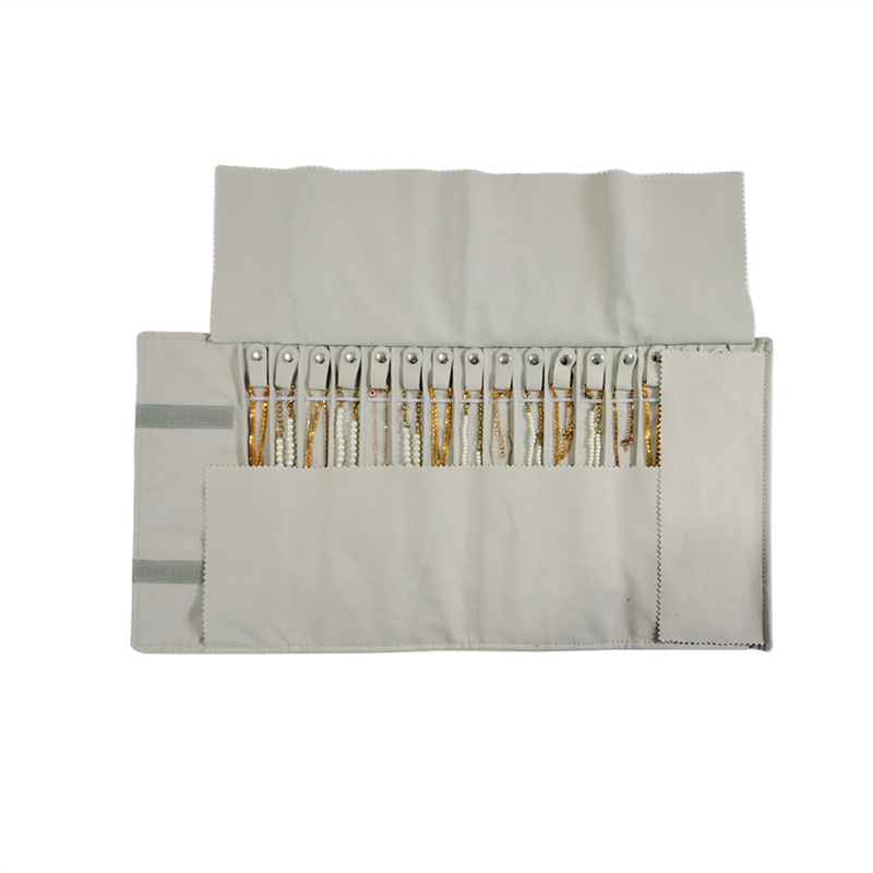 New Necklace Storage Roll Bag  - Velvet Ribbon Roll avis et prix
