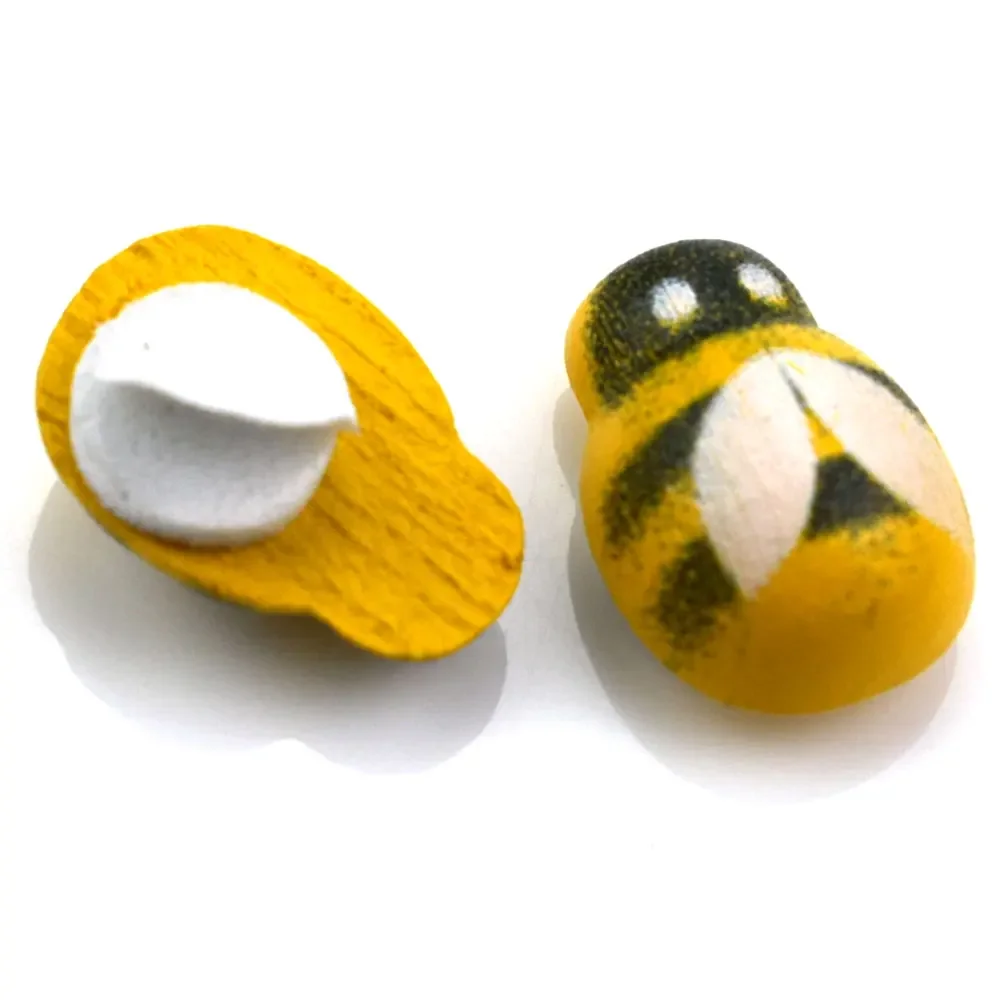 50pcs Yellow Wood Glue Buttons - Embellishment Glue Craft avis et prix