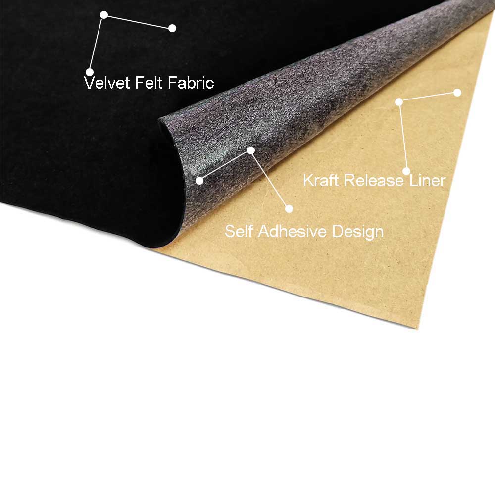 1 roll 45 x 148cm Self-adhesiv - Velvet Ribbon Roll avis et prix