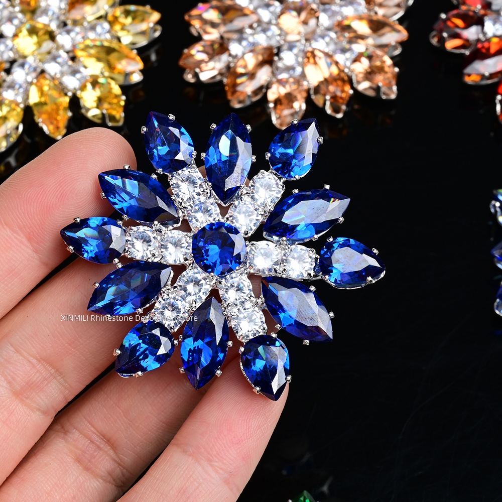 2Pcs Luxury Zircon Crystal Fla - Embellishment Glue Craft avis et prix