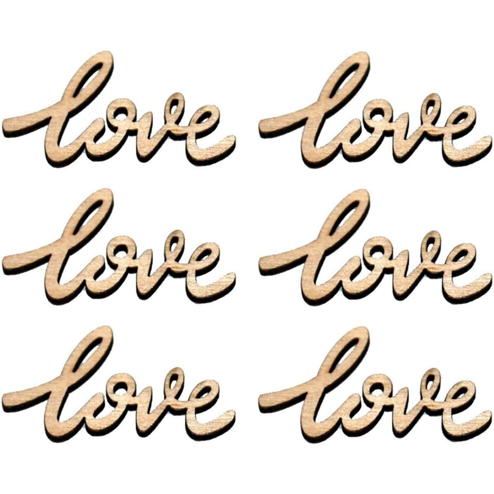 18/36 Pcs Little Love Wood Cra - Christmas Craft Embellishment avis et prix