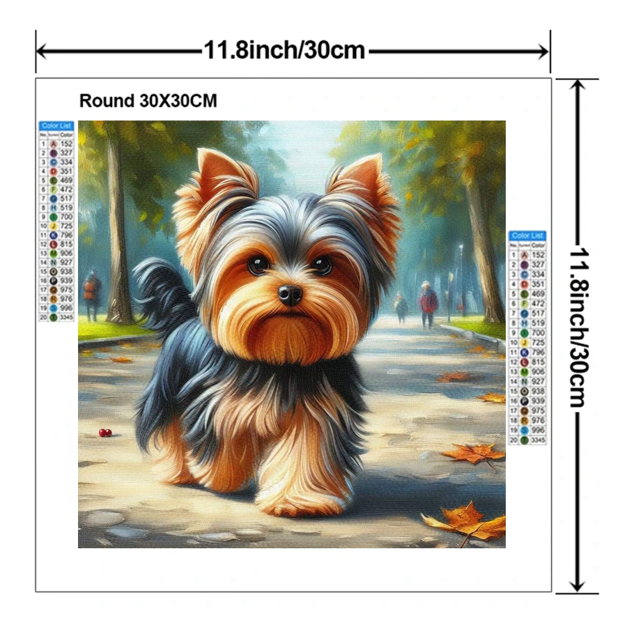 Yorkshire Terrier Dog 5D DIY D - Embroidery Embellishments avis et prix
