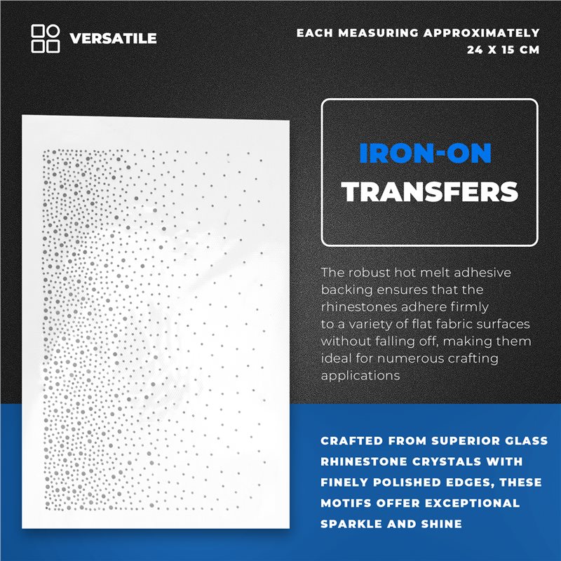 A53Q-Glitter Hotfix Rhinestone - Hotfix Rhinestone Sheet avis et prix