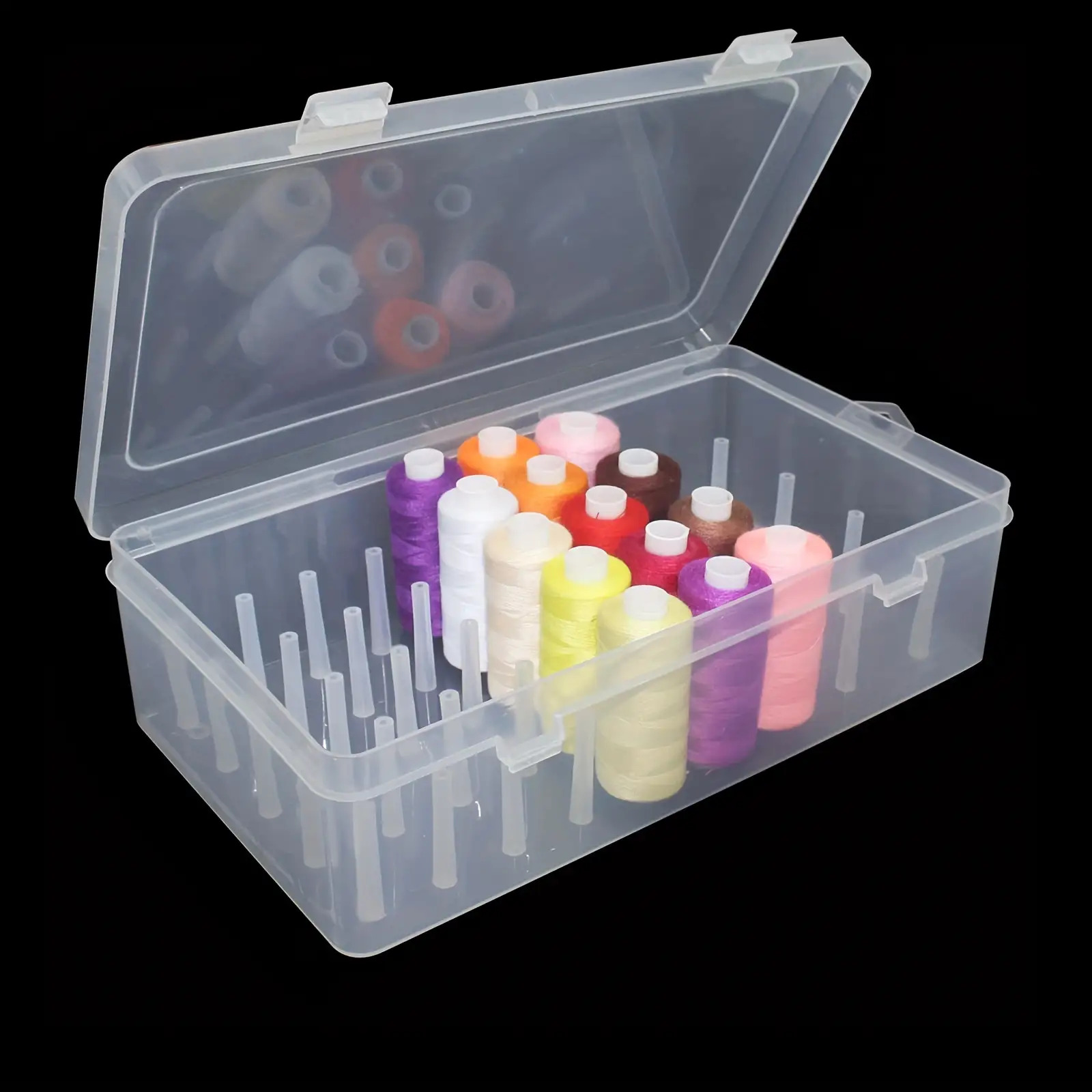 Clear Plastic Sewing Thread St - Craft Embellishment Storage avis et prix