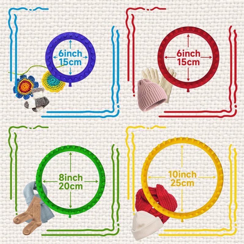 Round Knitting Loom For Hats S - Pom Pom Maker Tool avis et prix
