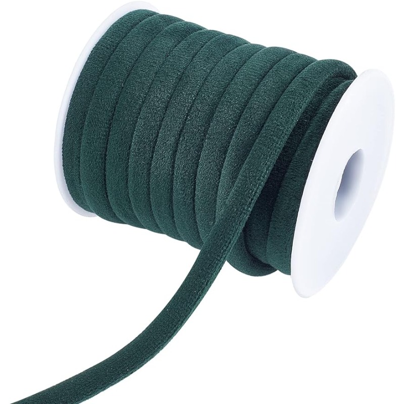 1 Roll 10m 8mm Dark Green Velv - Velvet Ribbon Roll avis et prix