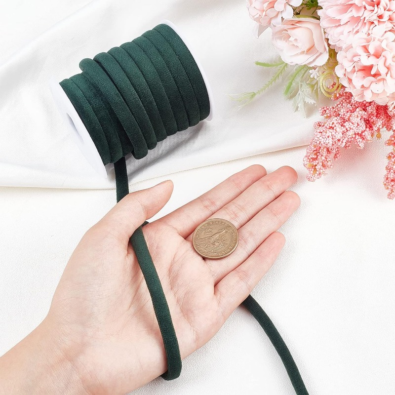 1 Roll 10m 8mm Dark Green Velv - Velvet Ribbon Roll avis et prix