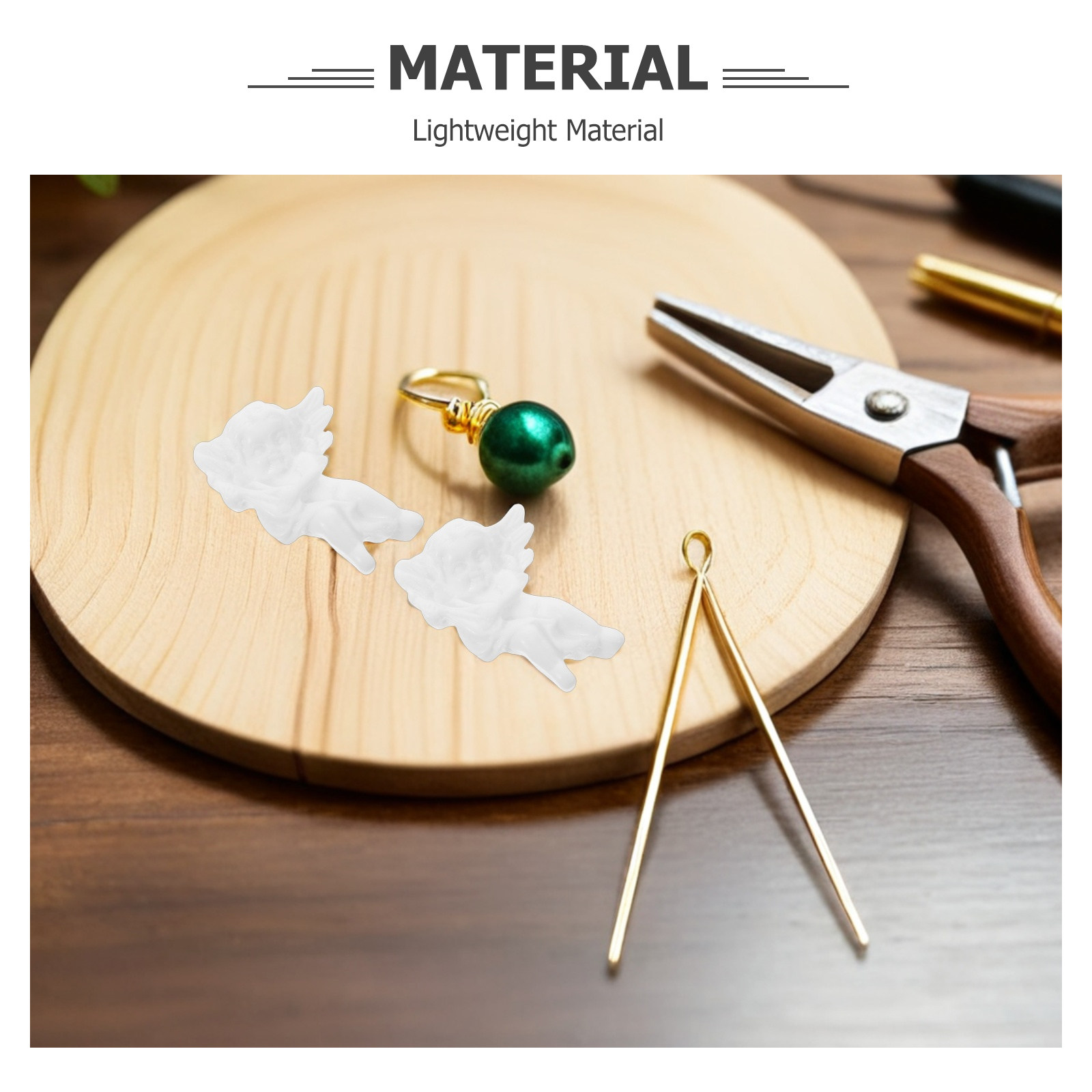 100Pcs Resin Angel Miniatures  - Christmas Craft Embellishment avis et prix