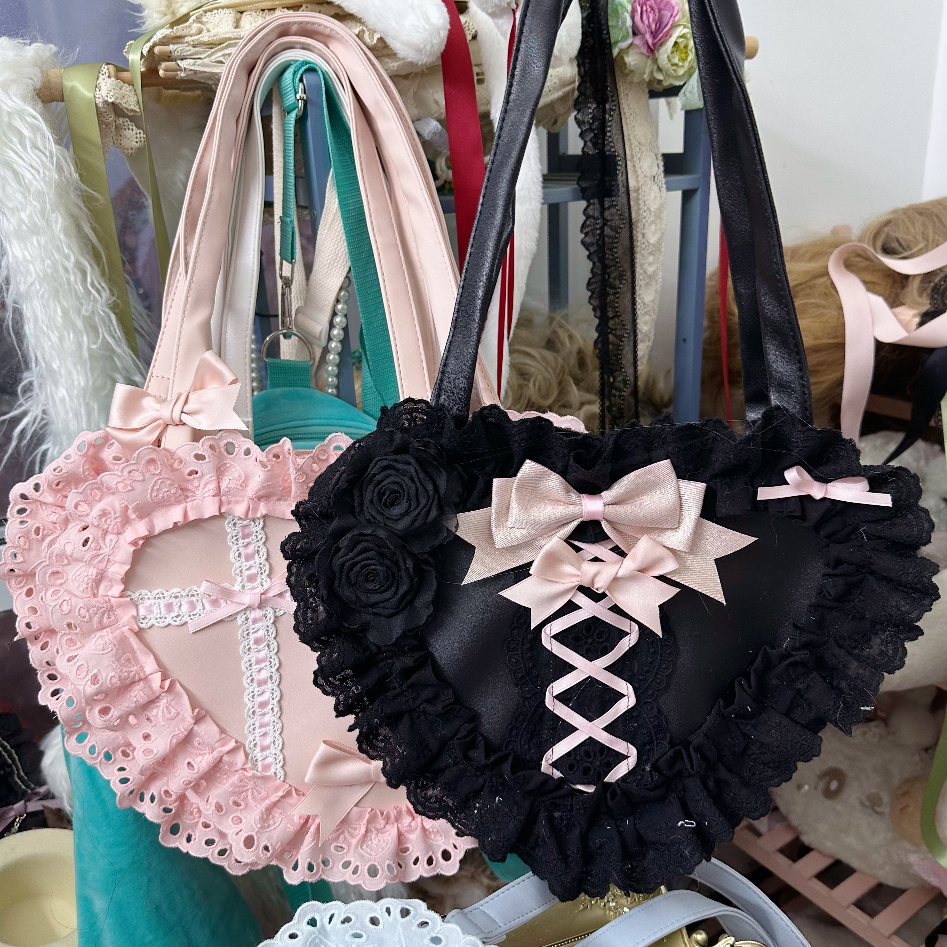 Japanese Daily Out Dating Loli - Lace Ribbon Trim avis et prix