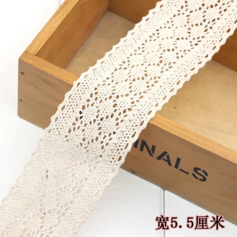 Ivory White Cotton Lace Trim R - Lace Ribbon Trim avis et prix