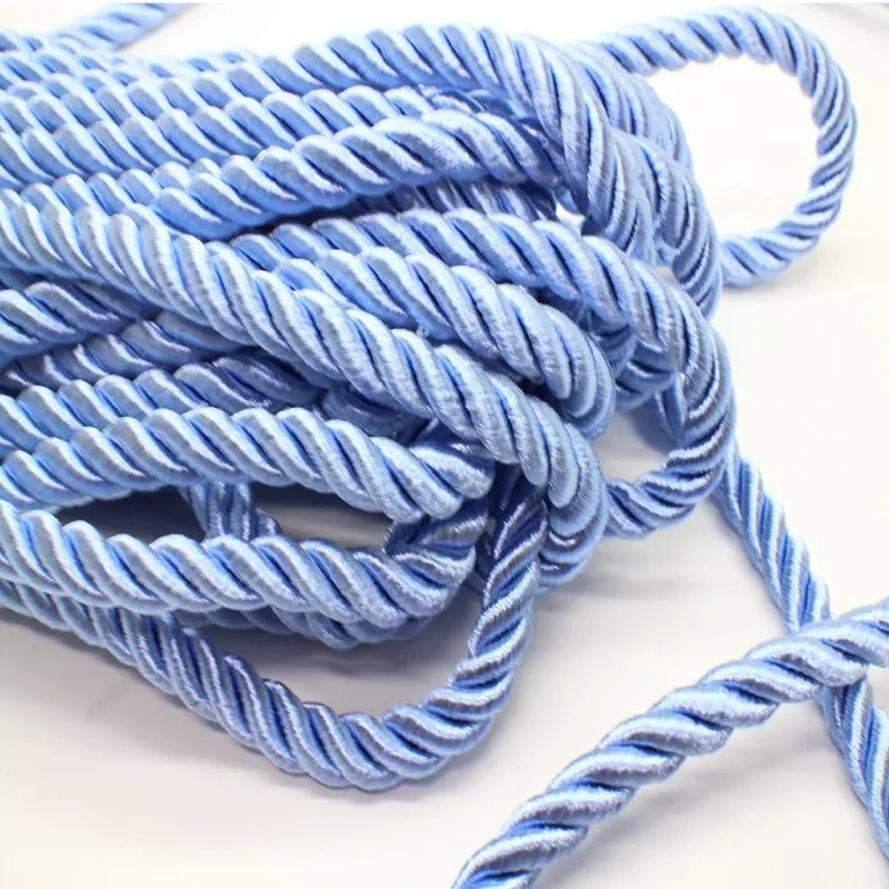 5/10M Silk Rope 3-Ply Braided  - Cord Trim Twisted avis et prix