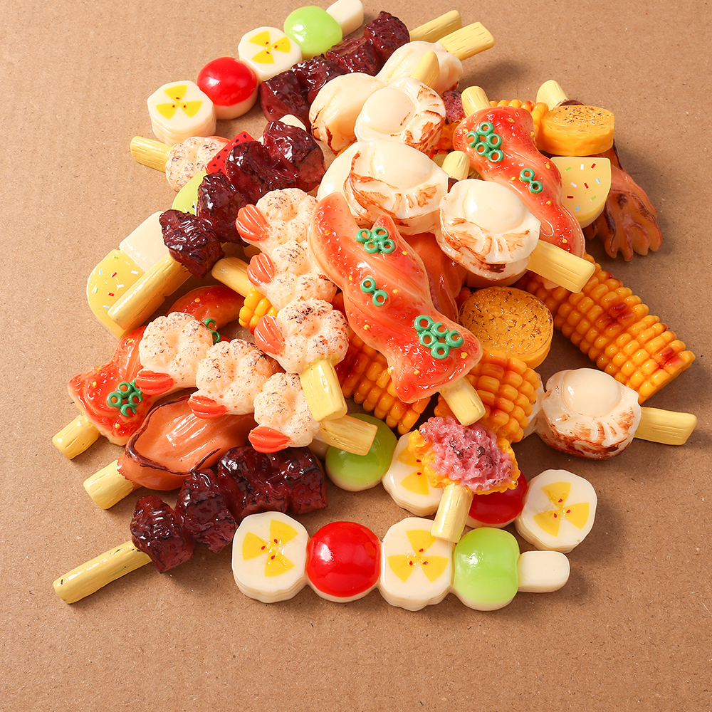 4pcs Simulation Foood Barbecue - Embellishments For Scrapbooking avis et prix
