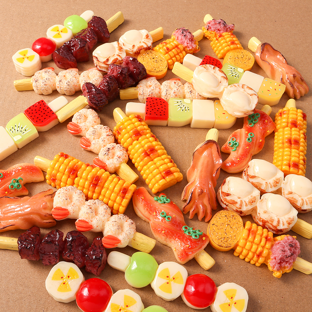 4pcs Simulation Foood Barbecue - Embellishments For Scrapbooking avis et prix