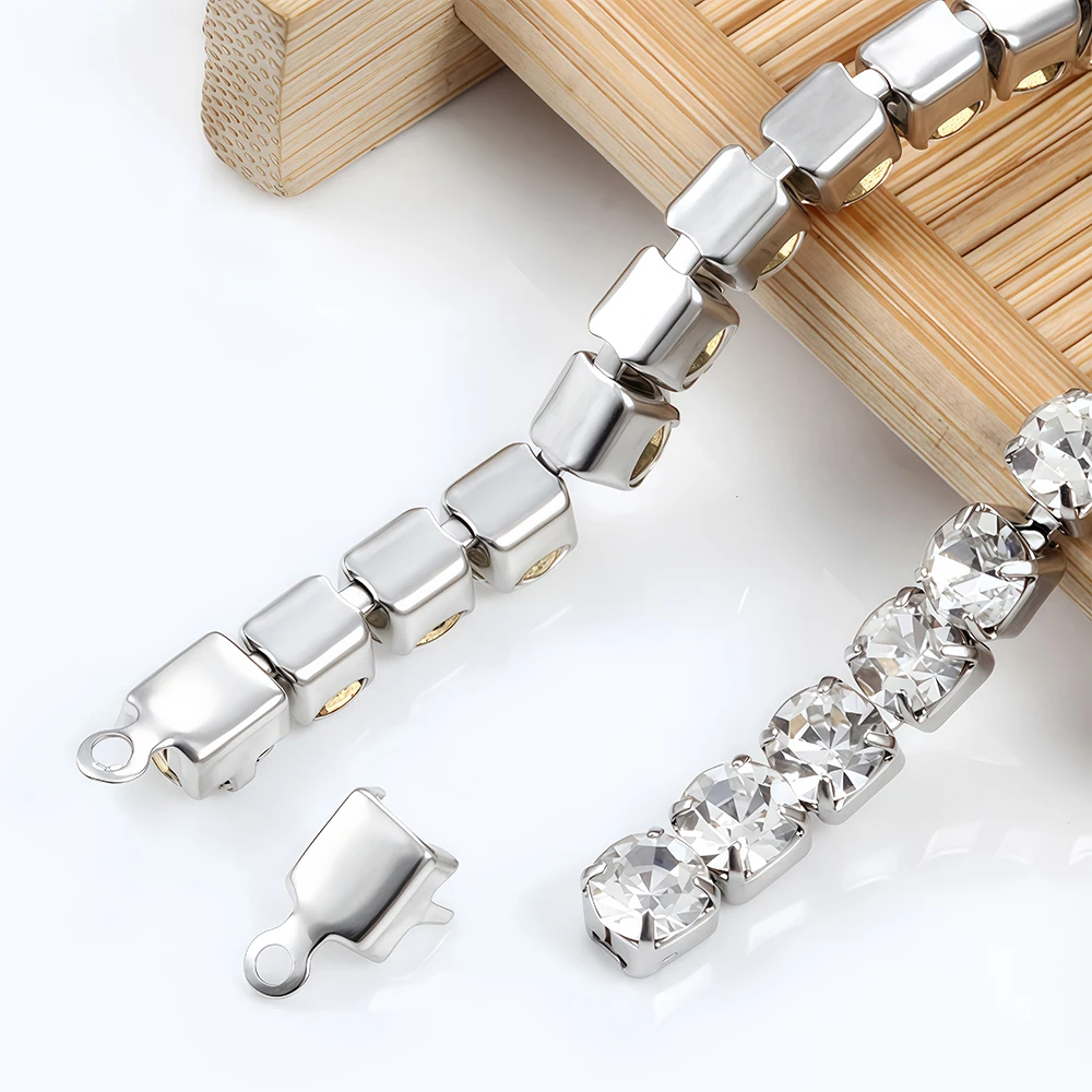 10/20Pcs Stainless Steel Gold  - Beaded Trim Fringe avis et prix