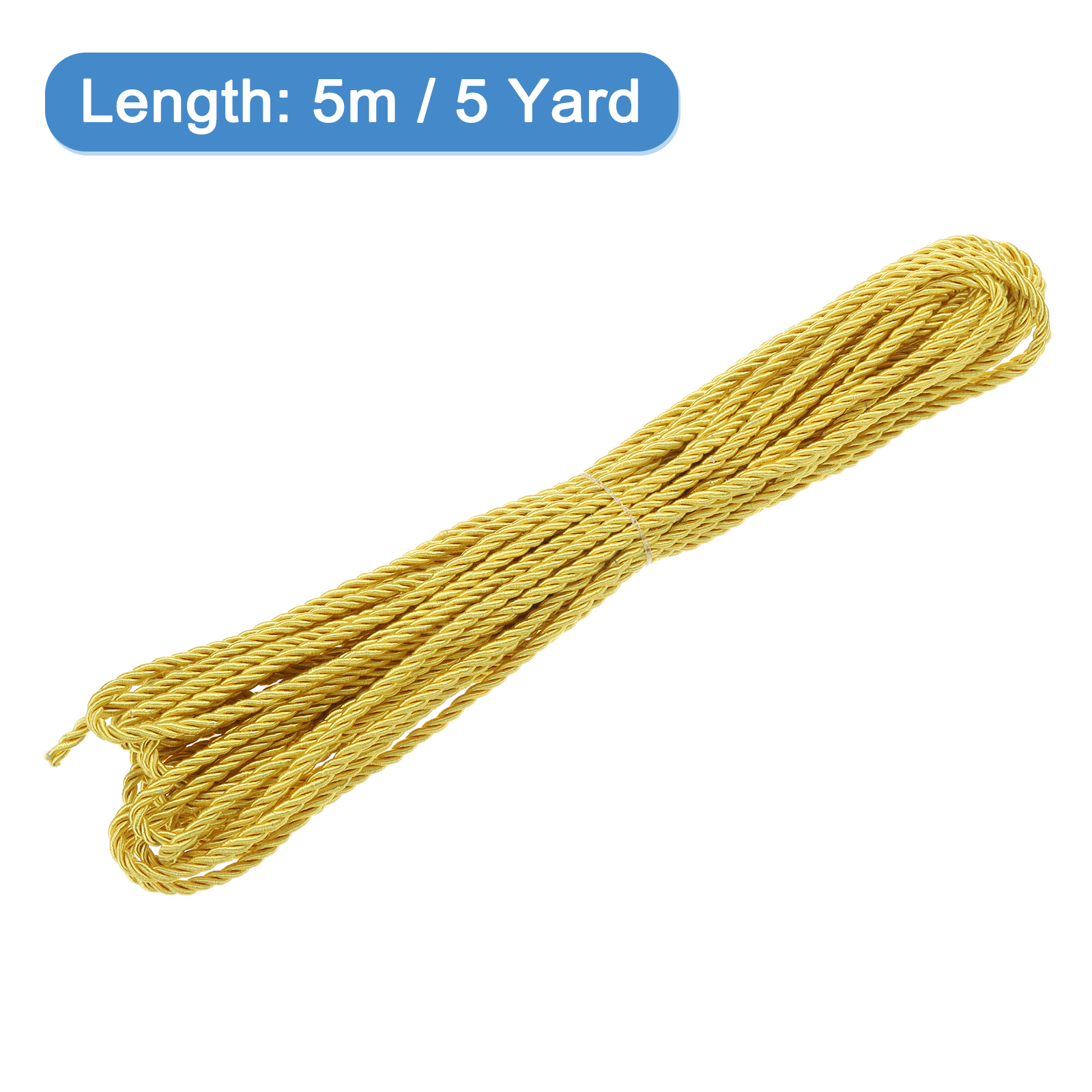 Uxcell 5 Yard 3mm Twisted Cord - Cord Trim Twisted avis et prix
