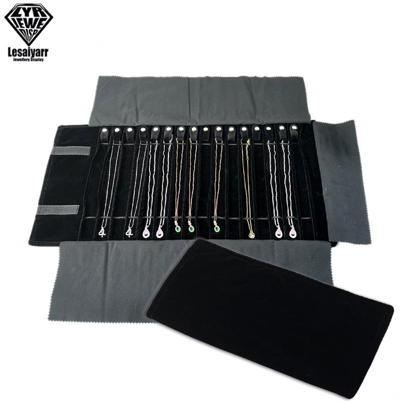 Travel Jewelry Organizer Roll  - Velvet Ribbon Roll avis et prix