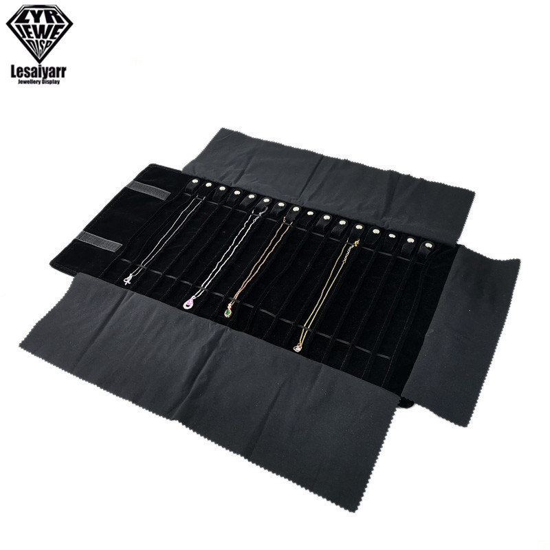 Travel Jewelry Organizer Roll  - Velvet Ribbon Roll avis et prix