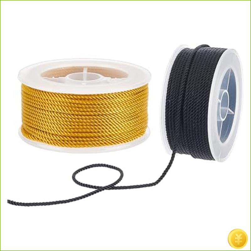 Twisted Nylon Cord 3-Ply Satin - Cord Trim Twisted avis et prix