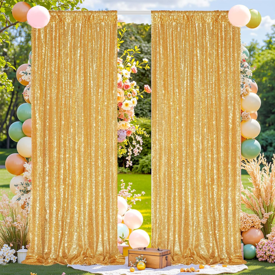 Silver Sequin Backdrop Curtain - Sequin Fabric Panel avis et prix
