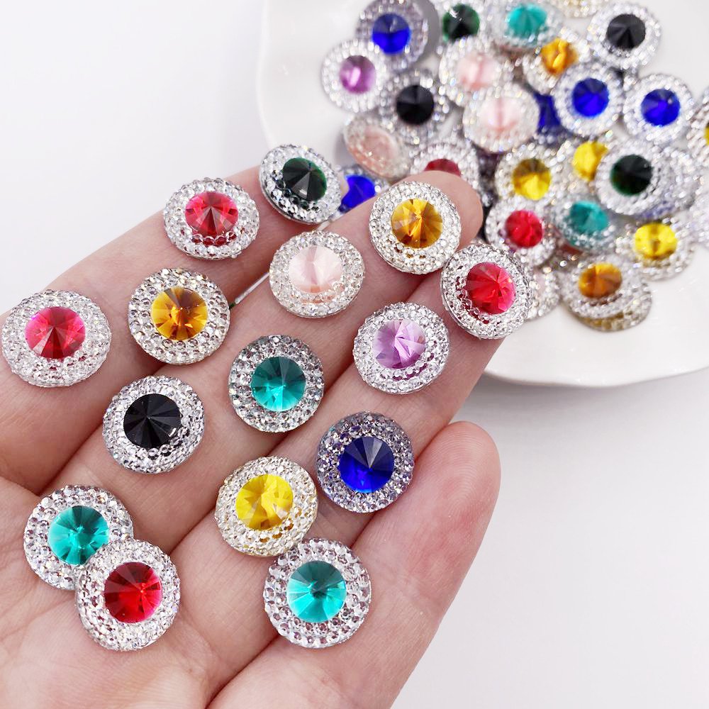 Resin 10/12/16mm Double Color  - Embellishment Glue Craft avis et prix