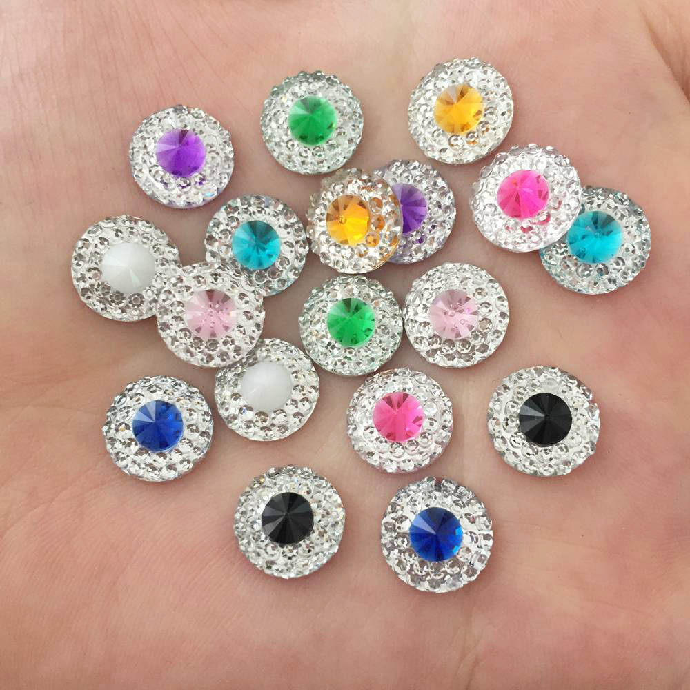 Resin 10/12/16mm Double Color  - Embellishment Glue Craft avis et prix