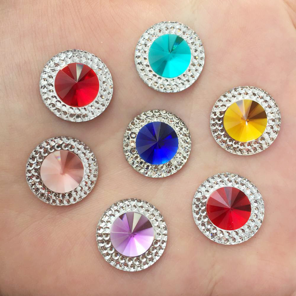 Resin 10/12/16mm Double Color  - Embellishment Glue Craft avis et prix