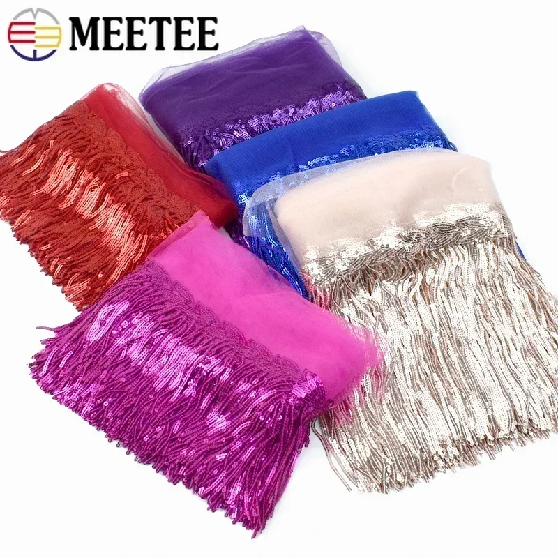 2/5/10Yards Sequin Embroidery  - Fringe Ribbon Sewing avis et prix