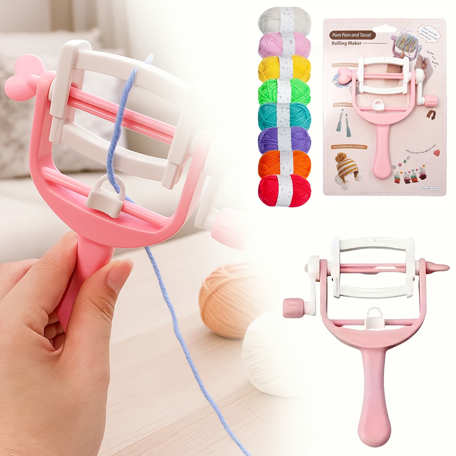 Hand-cranked Winding Coil Fur  - Pom Pom Maker Tool avis et prix