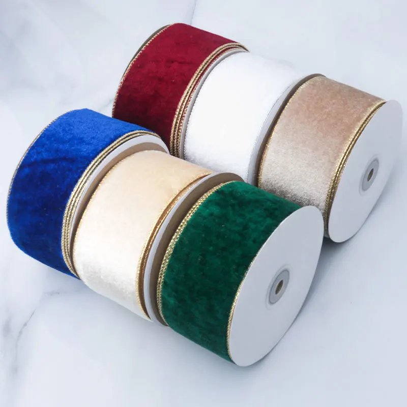 50MM Wired Edge Reversible Vel - Velvet Ribbon Roll avis et prix