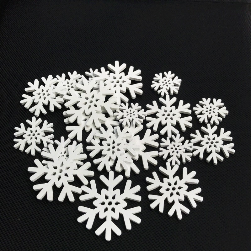50pcs 20mm 25mm 30mm 35mm Mix  - Christmas Craft Embellishment avis et prix