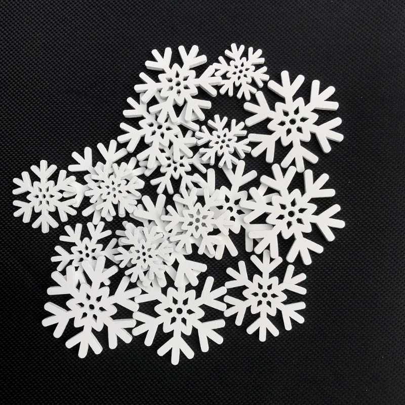 50pcs 20mm 25mm 30mm 35mm Mix  - Christmas Craft Embellishment avis et prix