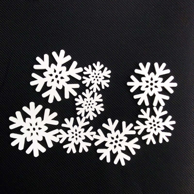 50pcs 20mm 25mm 30mm 35mm Mix  - Christmas Craft Embellishment avis et prix