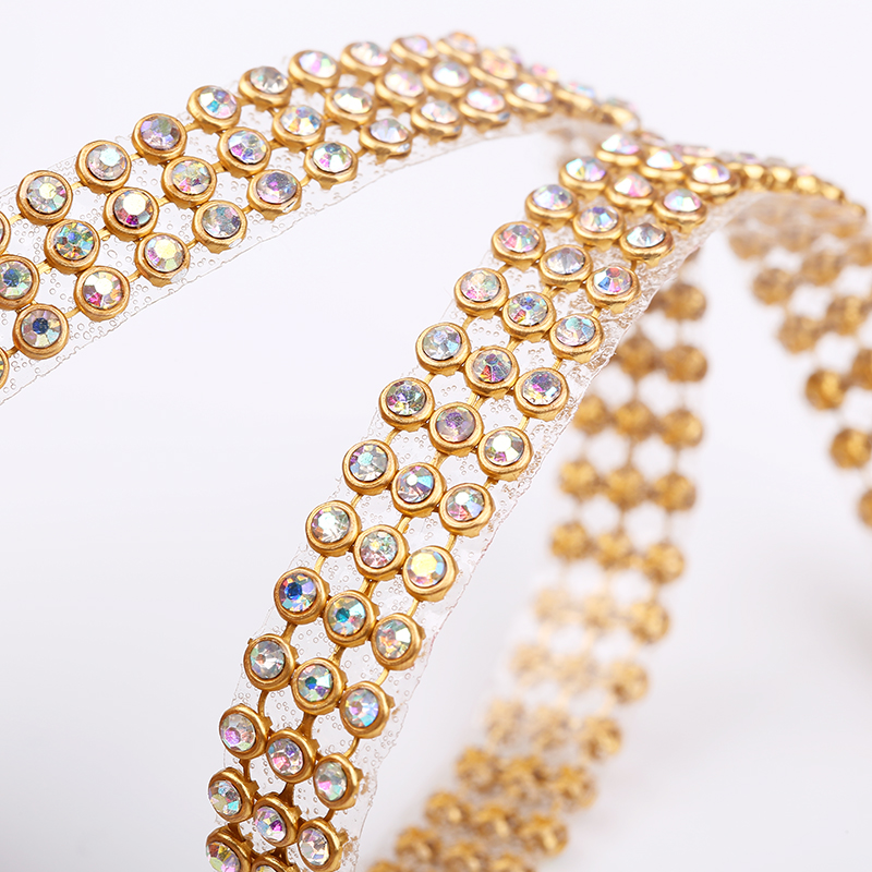 10rows Clear Crystal AB Rhines - Hotfix Rhinestone Sheet avis et prix