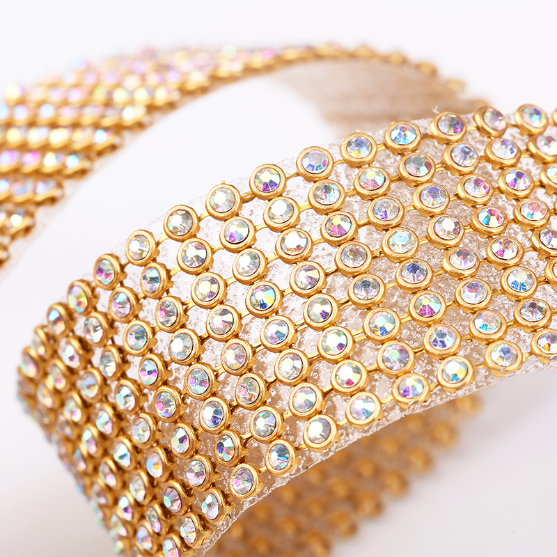 10rows Clear Crystal AB Rhines - Hotfix Rhinestone Sheet avis et prix
