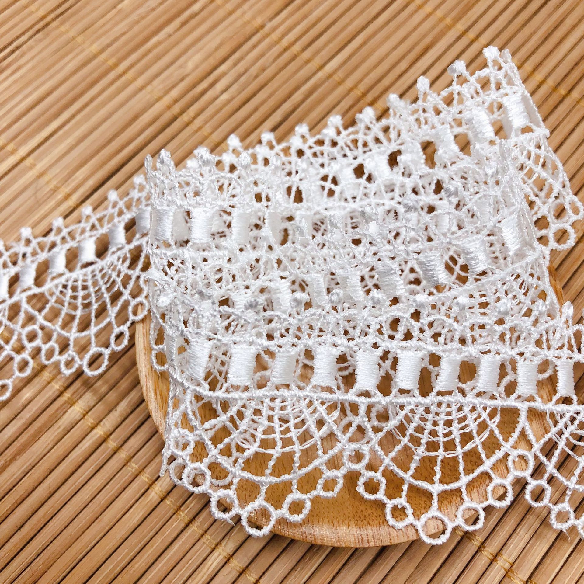 Hollow Embroidery Clavicle Cha - Lace Ribbon Trim avis et prix