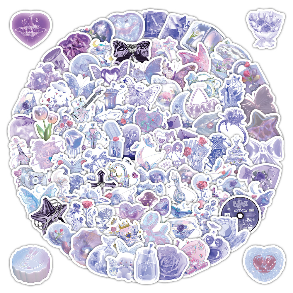 103 Pcs Glittery Shimmery Purp - Craft Embellishment World avis et prix