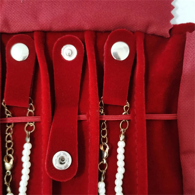Burgundy Velvet Jewelry Roll-U - Velvet Ribbon Roll avis et prix