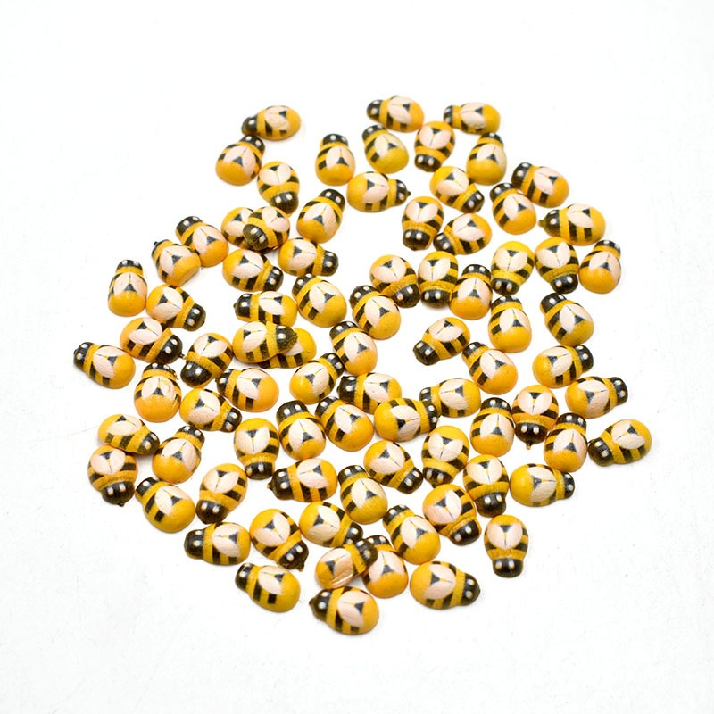 100PCS Wooden Bee Tiny Embelli - Embellishments For Scrapbooking avis et prix