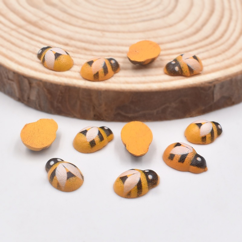 100PCS Wooden Bee Tiny Embelli - Embellishments For Scrapbooking avis et prix