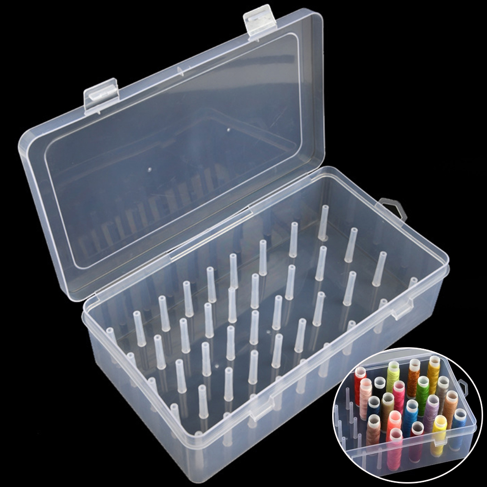 New Sewing Thread Box 42 Piece - Craft Embellishment Storage avis et prix