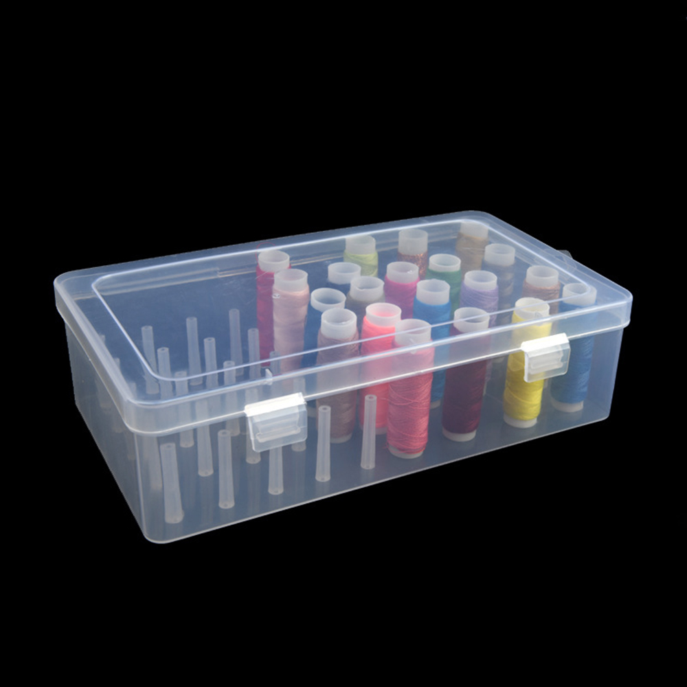 New Sewing Thread Box 42 Piece - Craft Embellishment Storage avis et prix