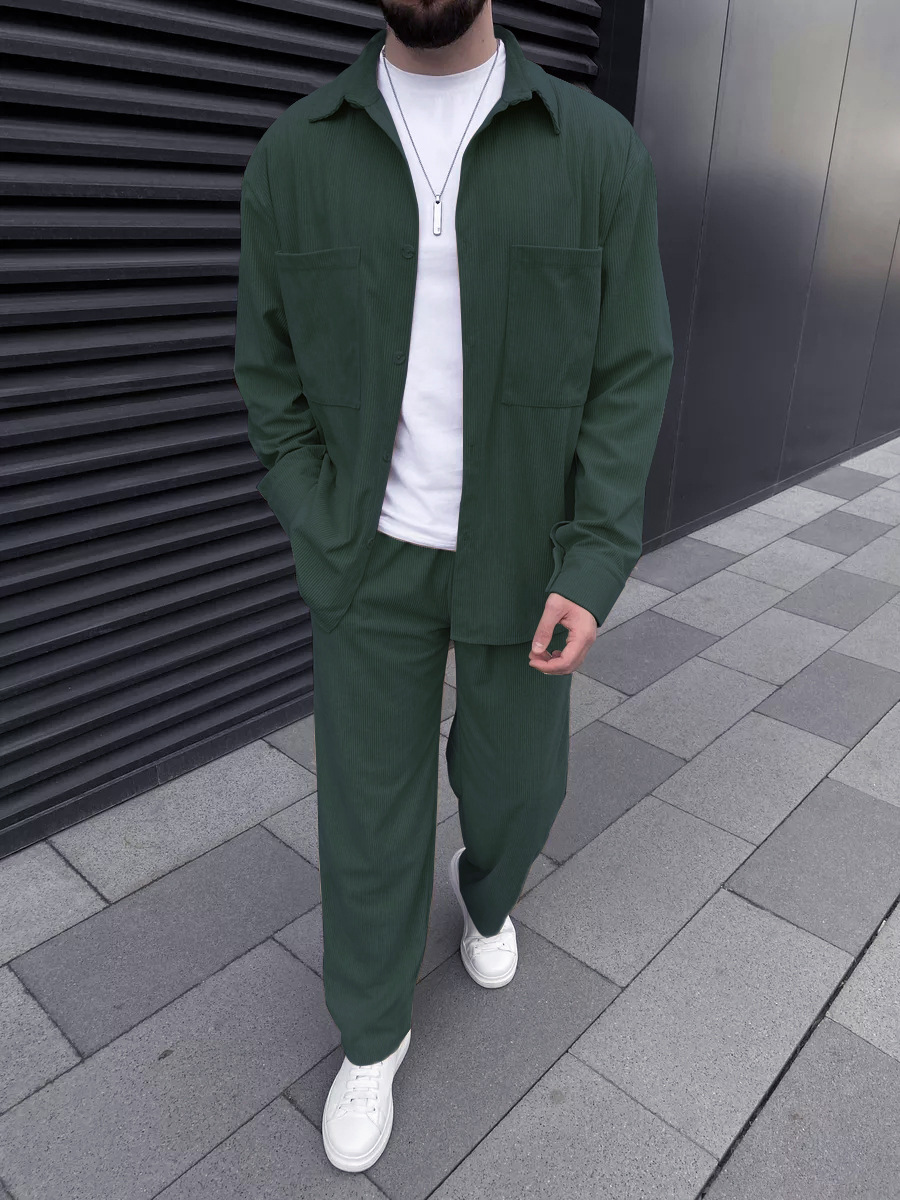 Men's corduroy two-piece outfi - Embellish Knit avis et prix