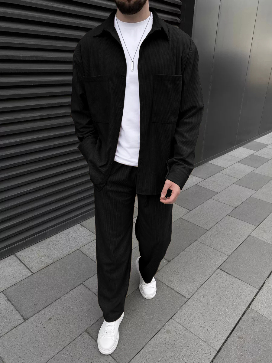 Men's corduroy two-piece outfi - Embellish Knit avis et prix